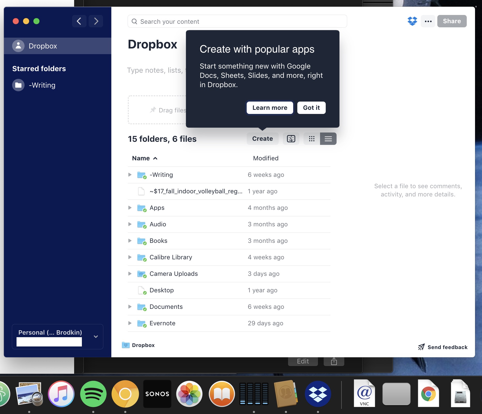 Dropbox App Missing Mac